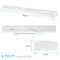 Luxrite 4FT LED Wraparound Light 3CCT 3500K-5000K 36/40/45W Up to 5175LM Dimmable Damp Rated UL Listed LR25157-1PK - alternate 8